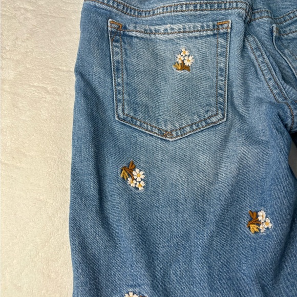 GAP Kids Girlfriend Flower Jeans size 8 - Picture 6 of 7